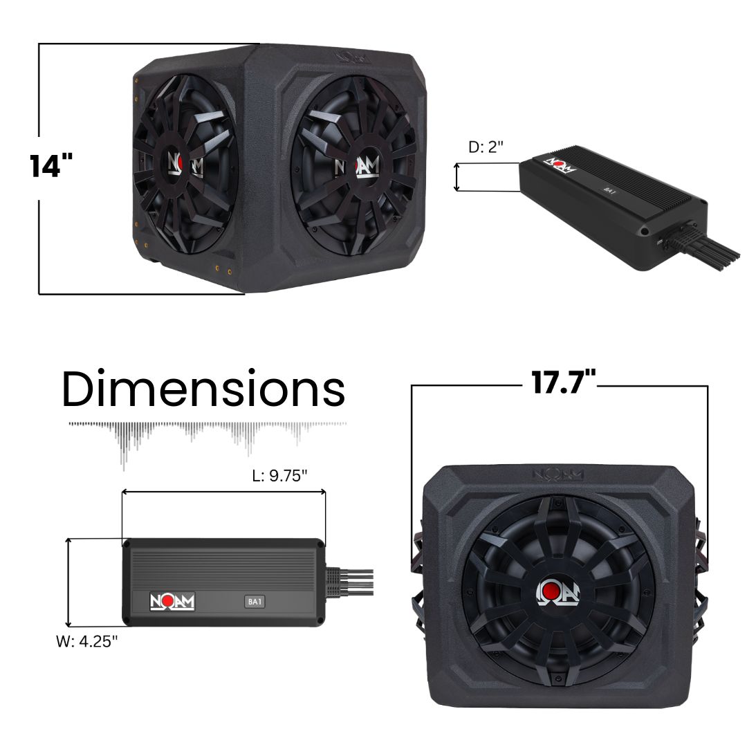 N10SB - Sub + Amp | Marine