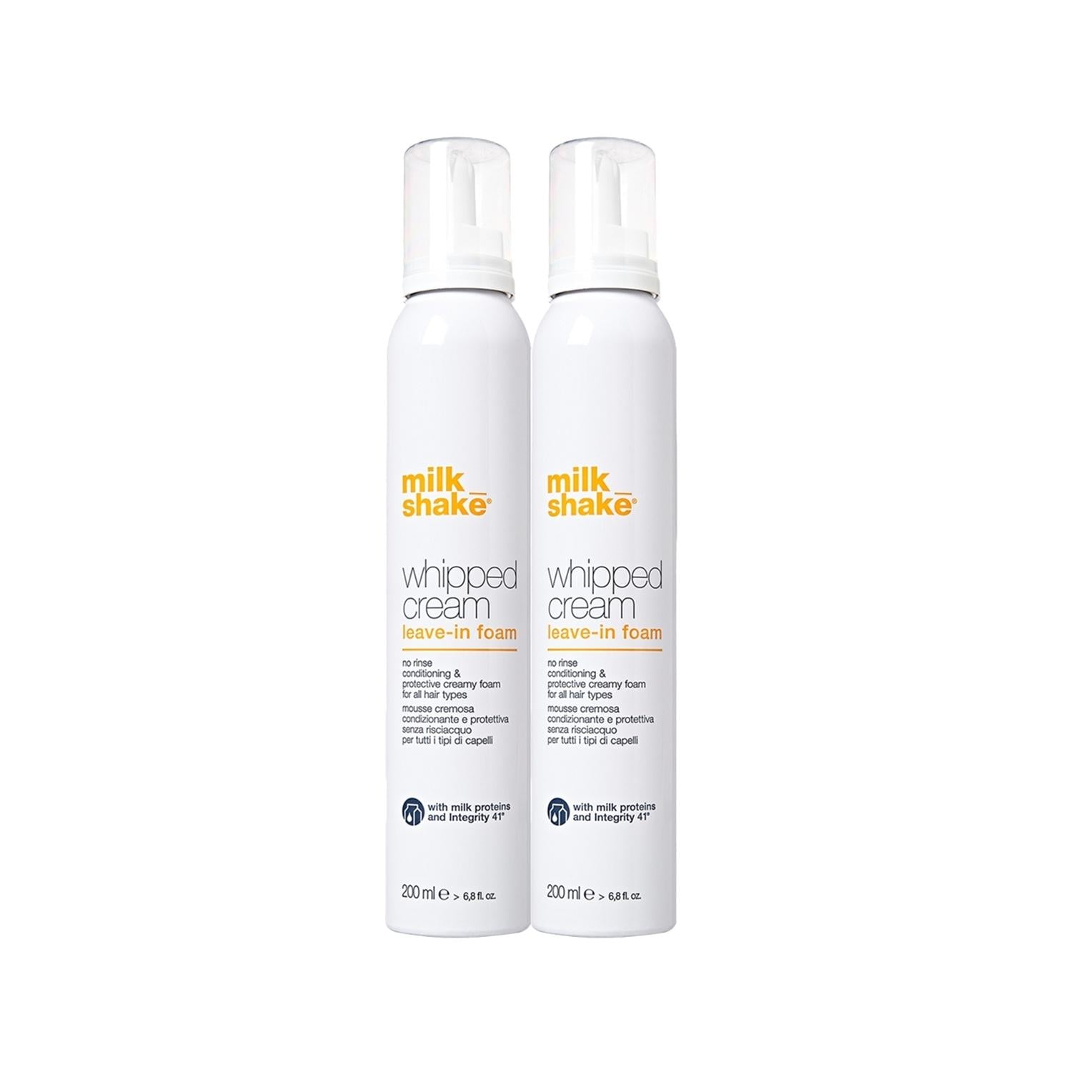 milk_shake Hair Care Conditioning Whipped Cream - 200ml x 2, Nourishing & Protective Hair Treatment